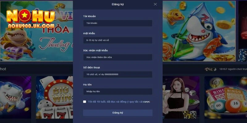 Hướng Dẫn Đăng Ký Nohu90 Chi Tiết, Thành Công Cho Người Mới 3 Tạo tài khoản để nhận ưu đãi và chơi game đổi thưởng