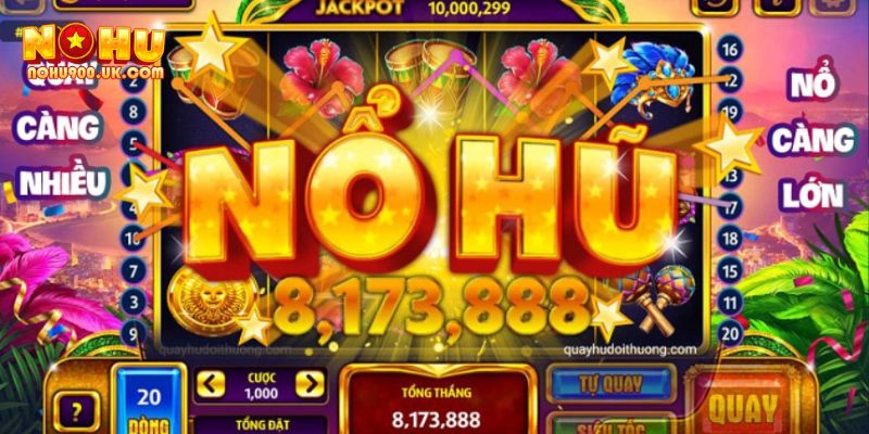 Giao diện game slot hấp dẫn, hỗ trợ nhóm kéo nổ hũ hiệu quả.